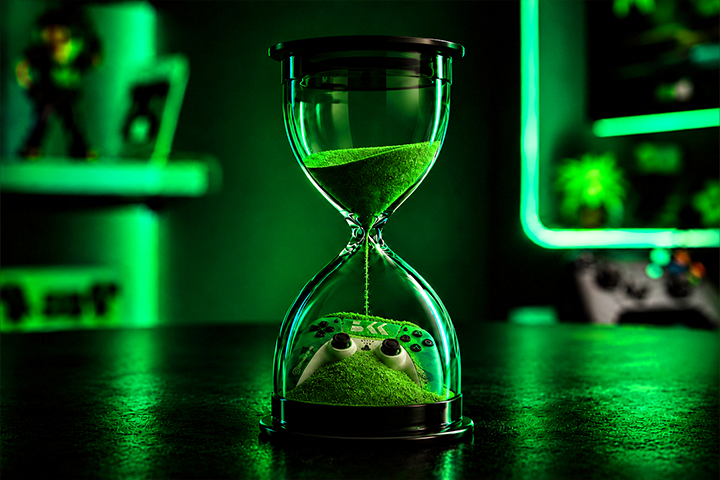 Controller in einer Sanduhr